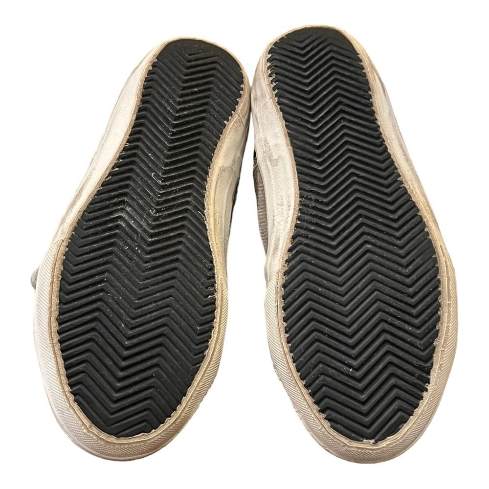 Golden Goose Slide High Top Sneakers IT 40 US 7 Designer Canvas Suede Zip - Picture 13 of 15